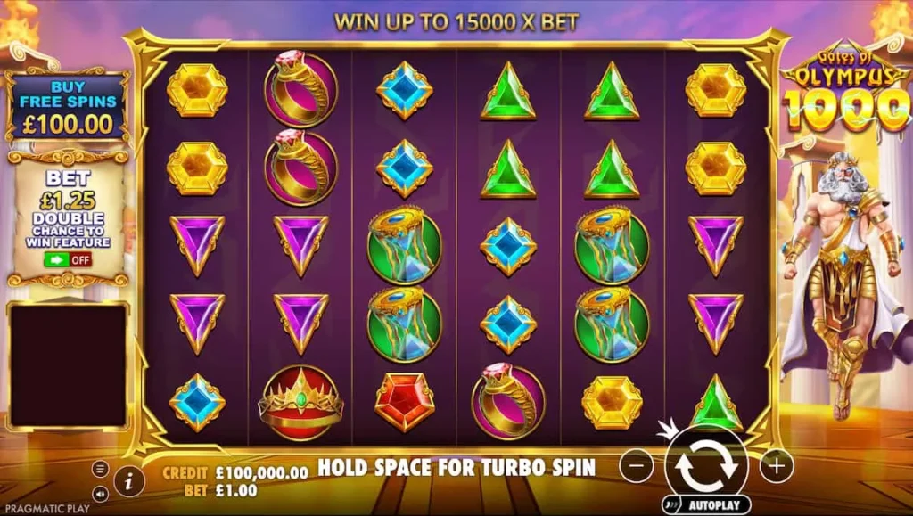 Gates of Olympus Slot at VoodooDreams Casino